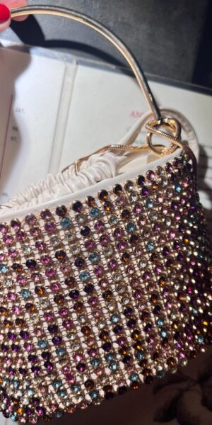 Bolsa de Pedrinhas Coloridas